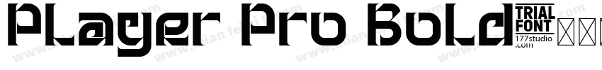Player Pro Bold字体转换
